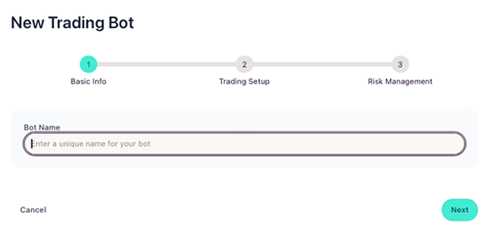 New Trading Bot Setup